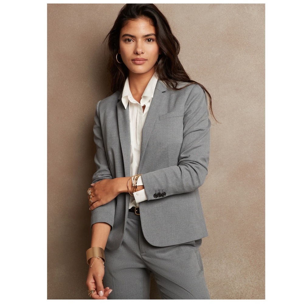 Banana Republic Classic Suit Button Up Blazer Jacket - Picture 2 of 7